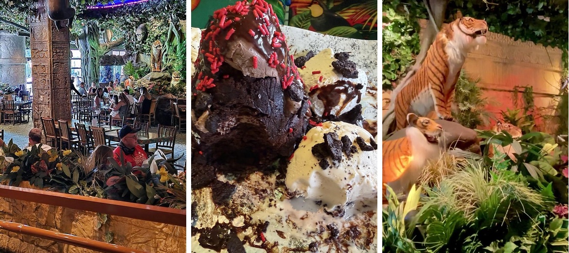 Rainforest Cafe Menu